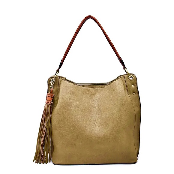 Elegant Amber Hobo Shoulder Bag - Picture 1 of 1